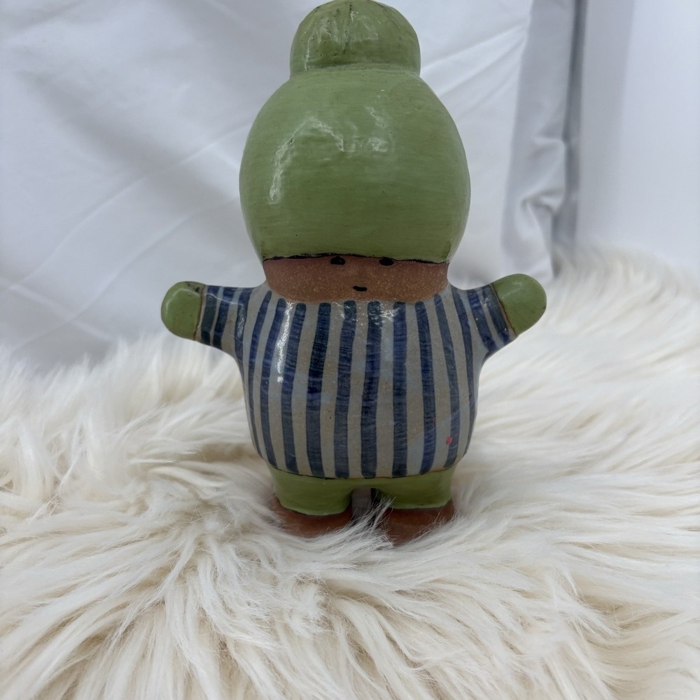 Vintage Lisa Larson for Gustavsberg Kalle P Ceramic Sculpture. 1960s Swedish MCM